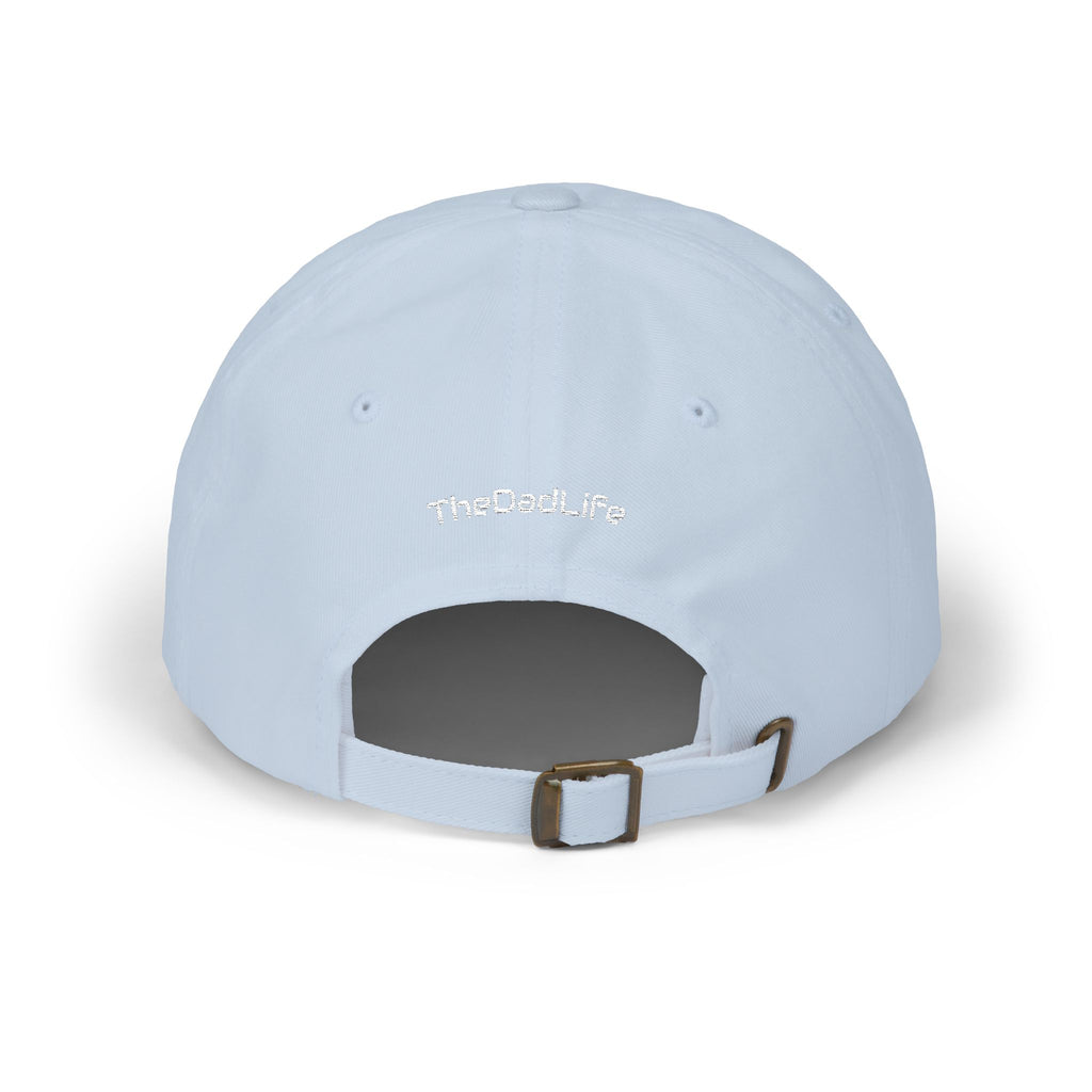 Classic Dad Cap - Embroidered TDL Monogram Baseball Hat (White Embroider)