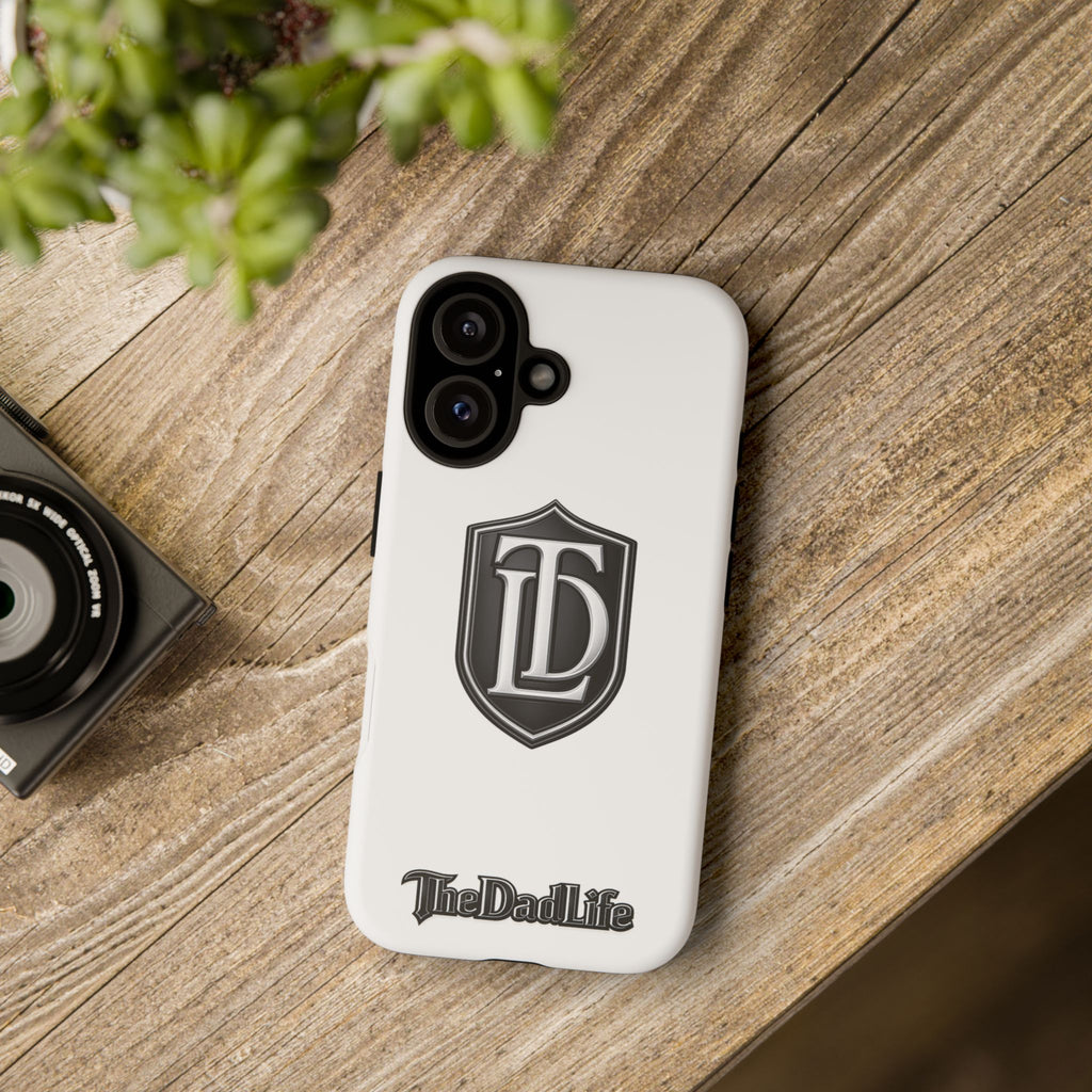 Tough Cases Phone Case — 'TDL' Crest Monogram Design with TheDadLife Logo