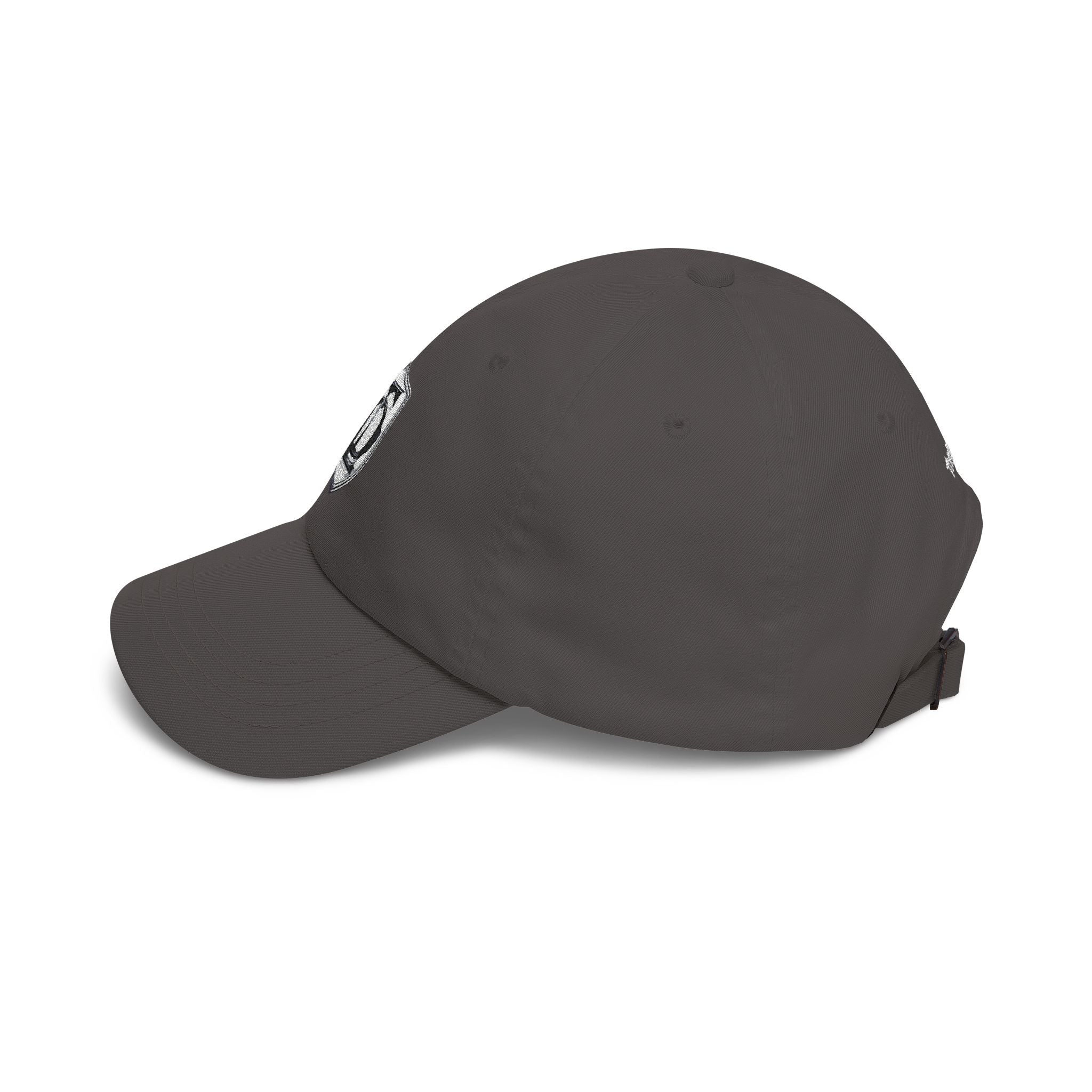 Classic Dad Cap - Embroidered TDL Monogram Baseball Hat (White Embroider)