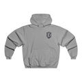 Minimal TDL Crest Hoodie — Small Front Shield Logo & Subtle Back Text Sweatshirt