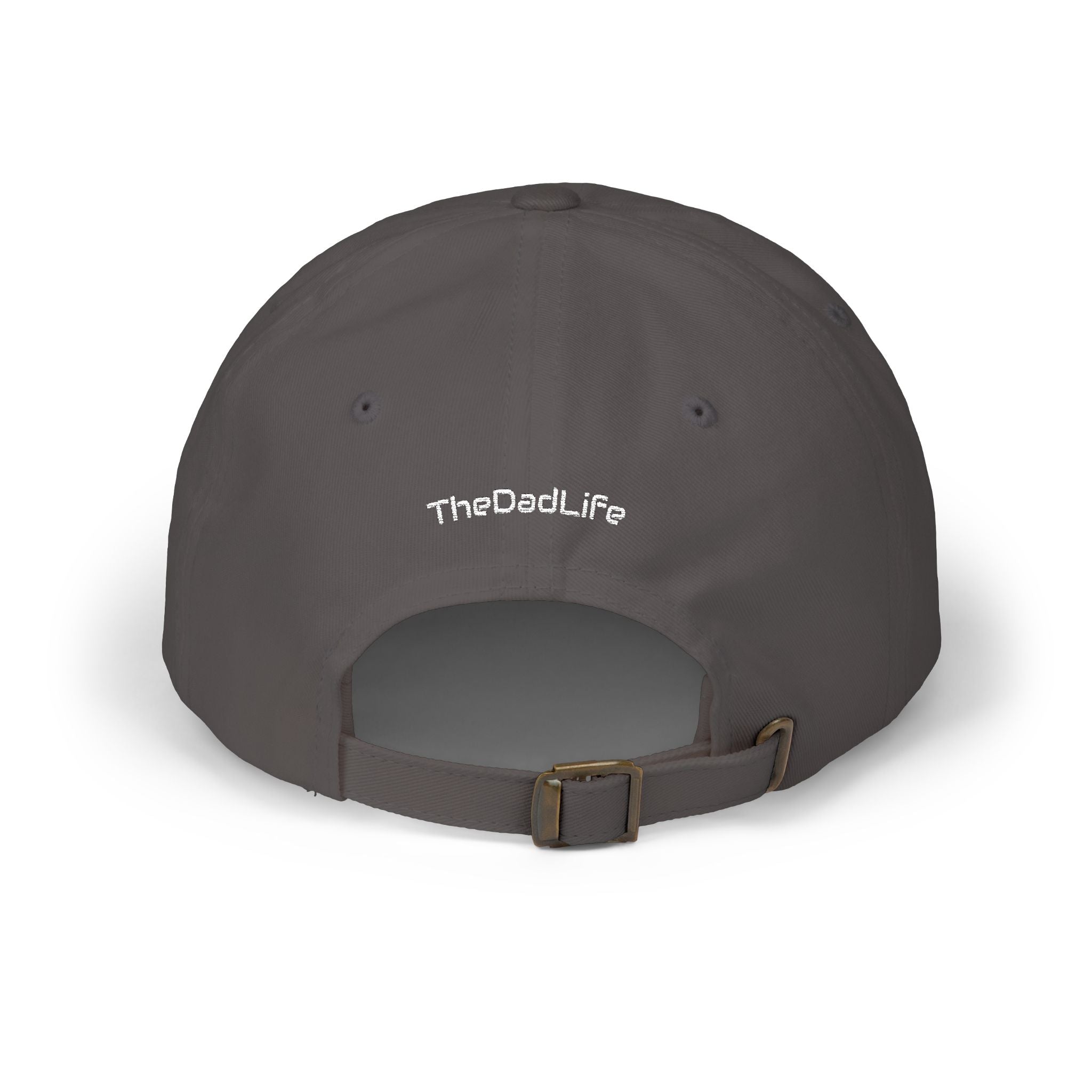 Classic Dad Cap - Embroidered TDL Monogram Baseball Hat (White Embroider)