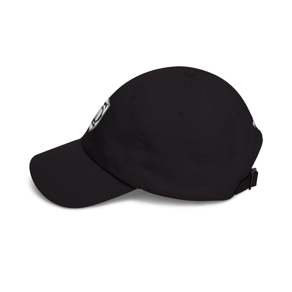Classic Dad Cap - Embroidered TDL Monogram Baseball Hat (White Embroider)