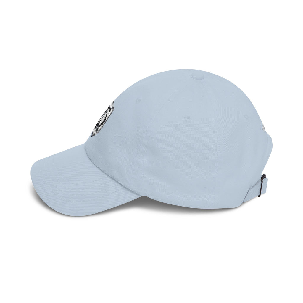 Classic Dad Cap - Embroidered TDL Monogram Baseball Hat (White Embroider)