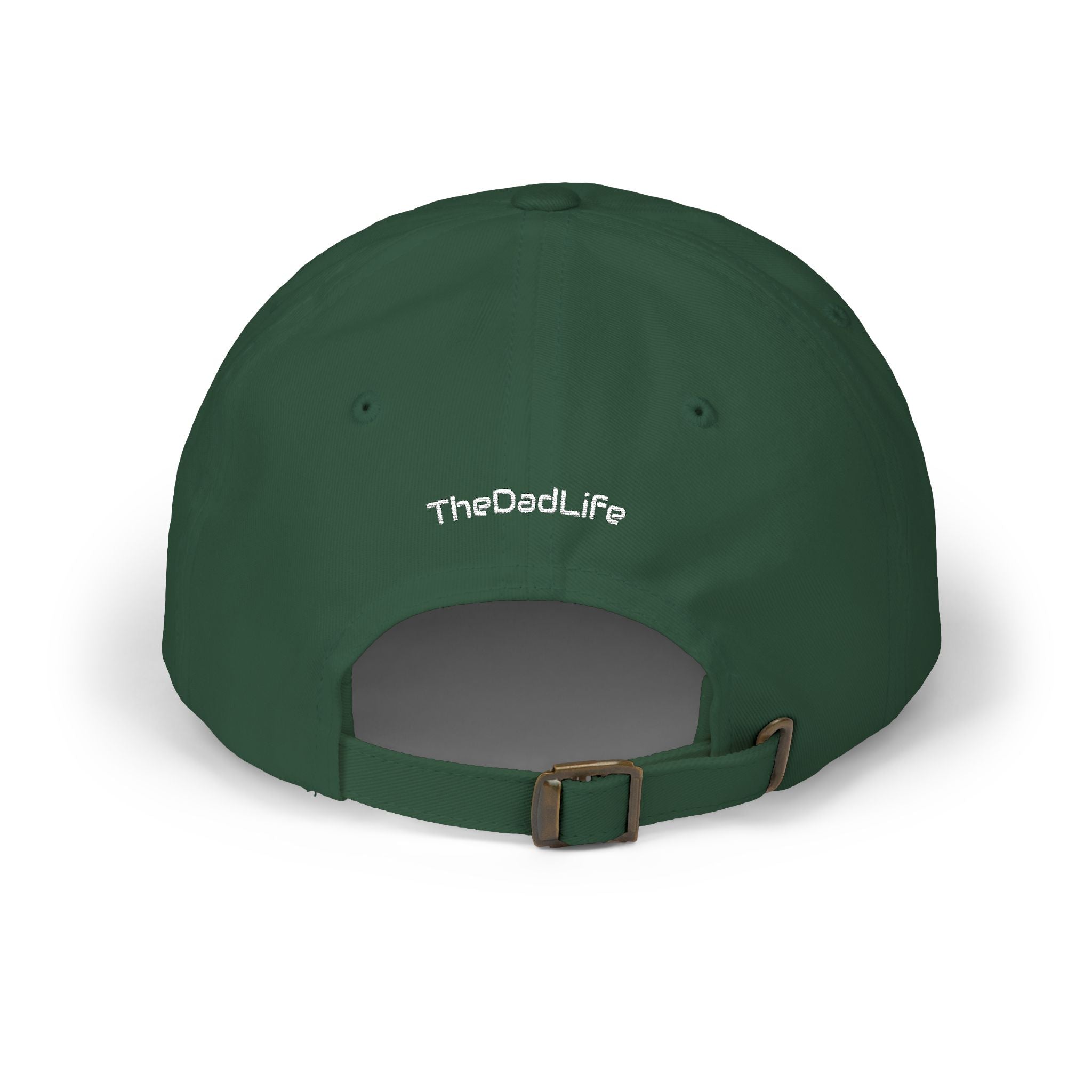 Classic Dad Cap - Embroidered TDL Monogram Baseball Hat (White Embroider)