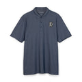 Men's Teal Polo Shirt with Shield Crest Embroidery — Classic Casual Golf & Work Polo