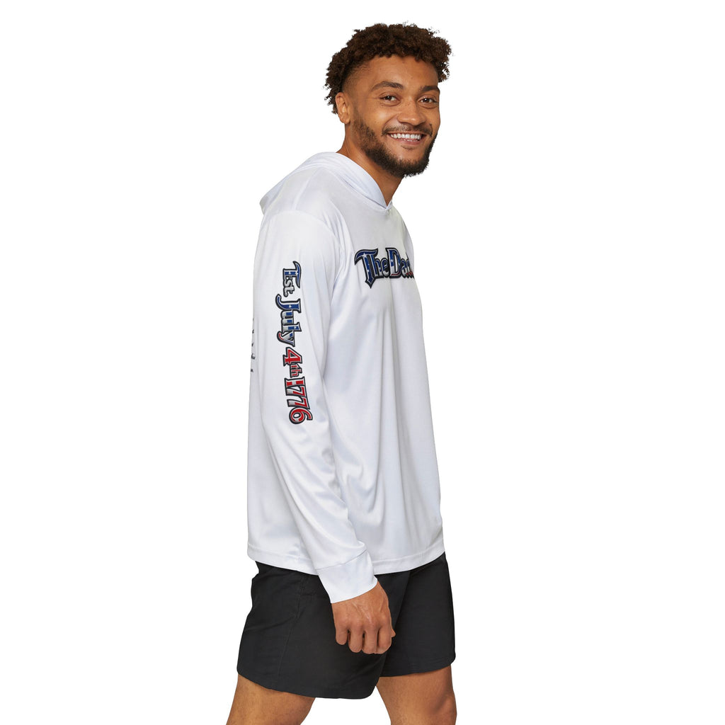 Patriotic 'TheDadLife' Sports Hoodie — 'We the People' Warmup Pullover
