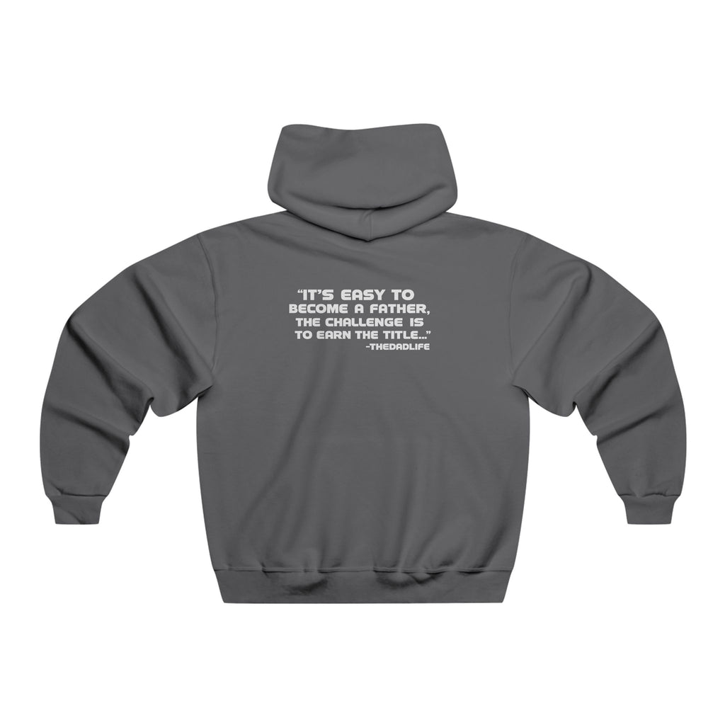 Minimal TDL Crest Hoodie — Small Front Shield Logo & Subtle Back Text Sweatshirt