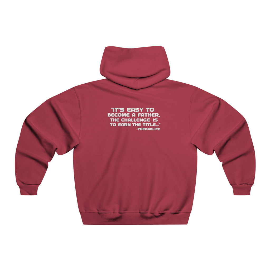 Minimal TDL Crest Hoodie — Small Front Shield Logo & Subtle Back Text Sweatshirt