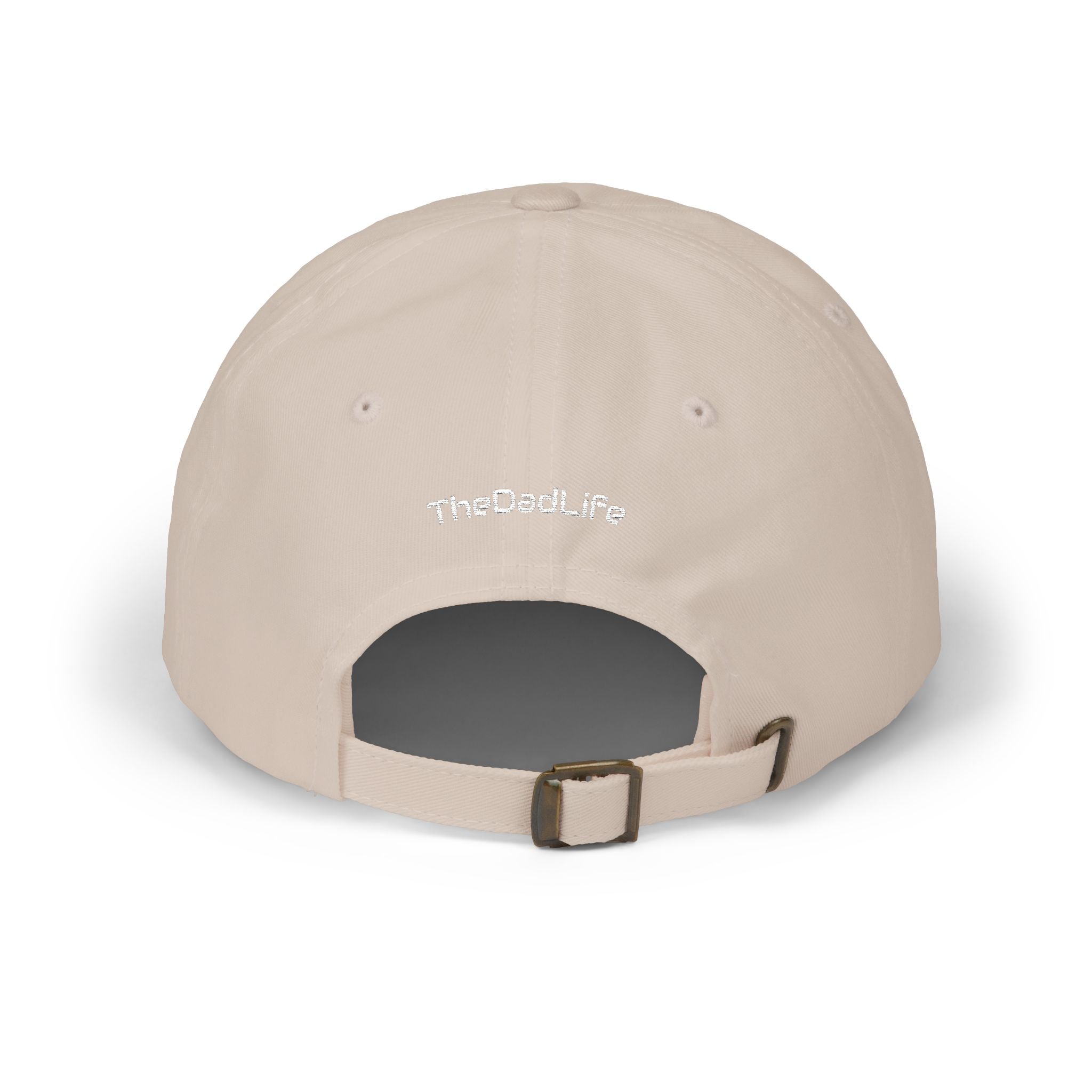 Classic Dad Cap - Embroidered TDL Monogram Baseball Hat (White Embroider)