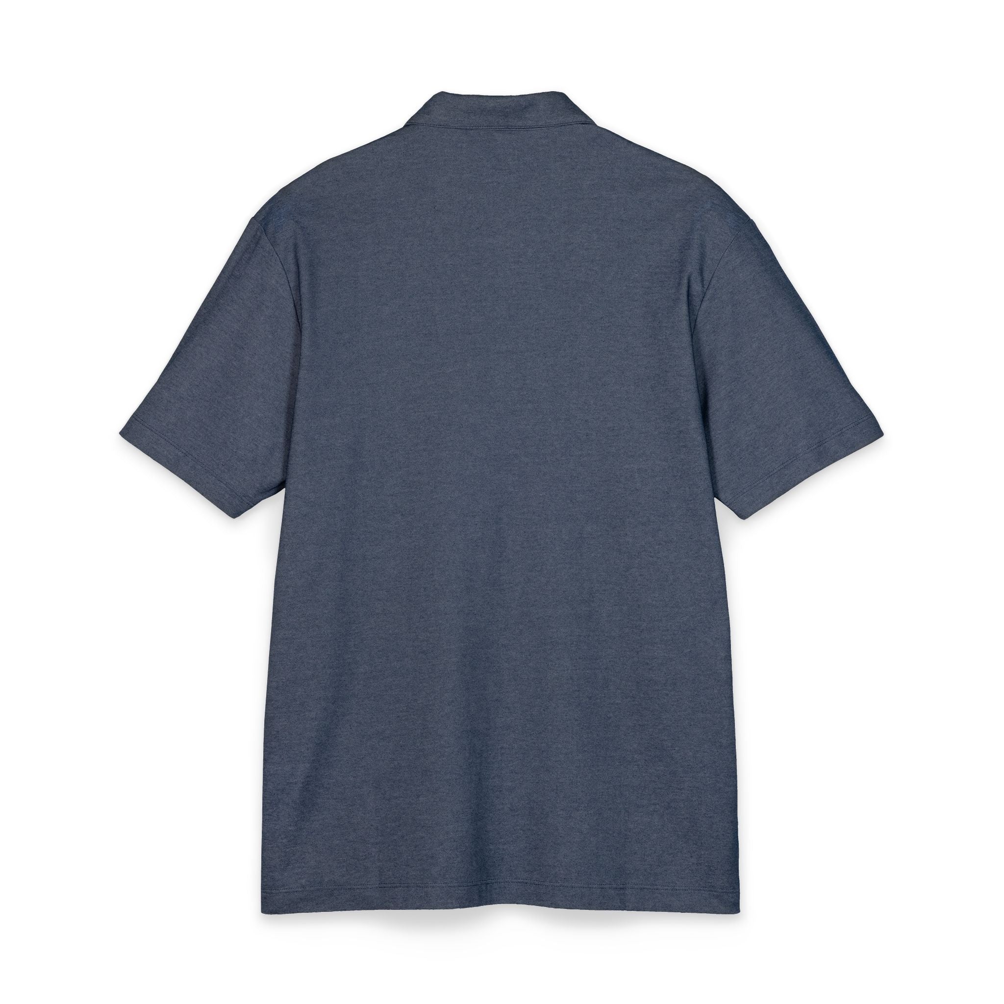Men's Teal Polo Shirt with Shield Crest Embroidery — Classic Casual Golf & Work Polo