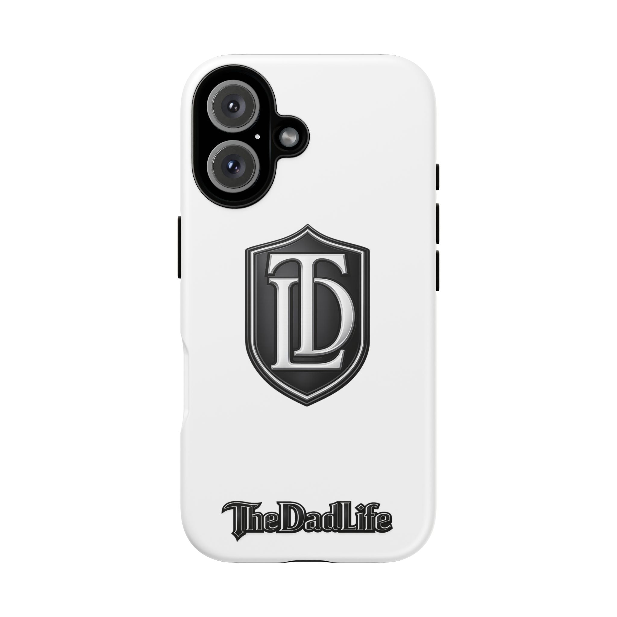Tough Cases Phone Case — 'TDL' Crest Monogram Design with TheDadLife Logo