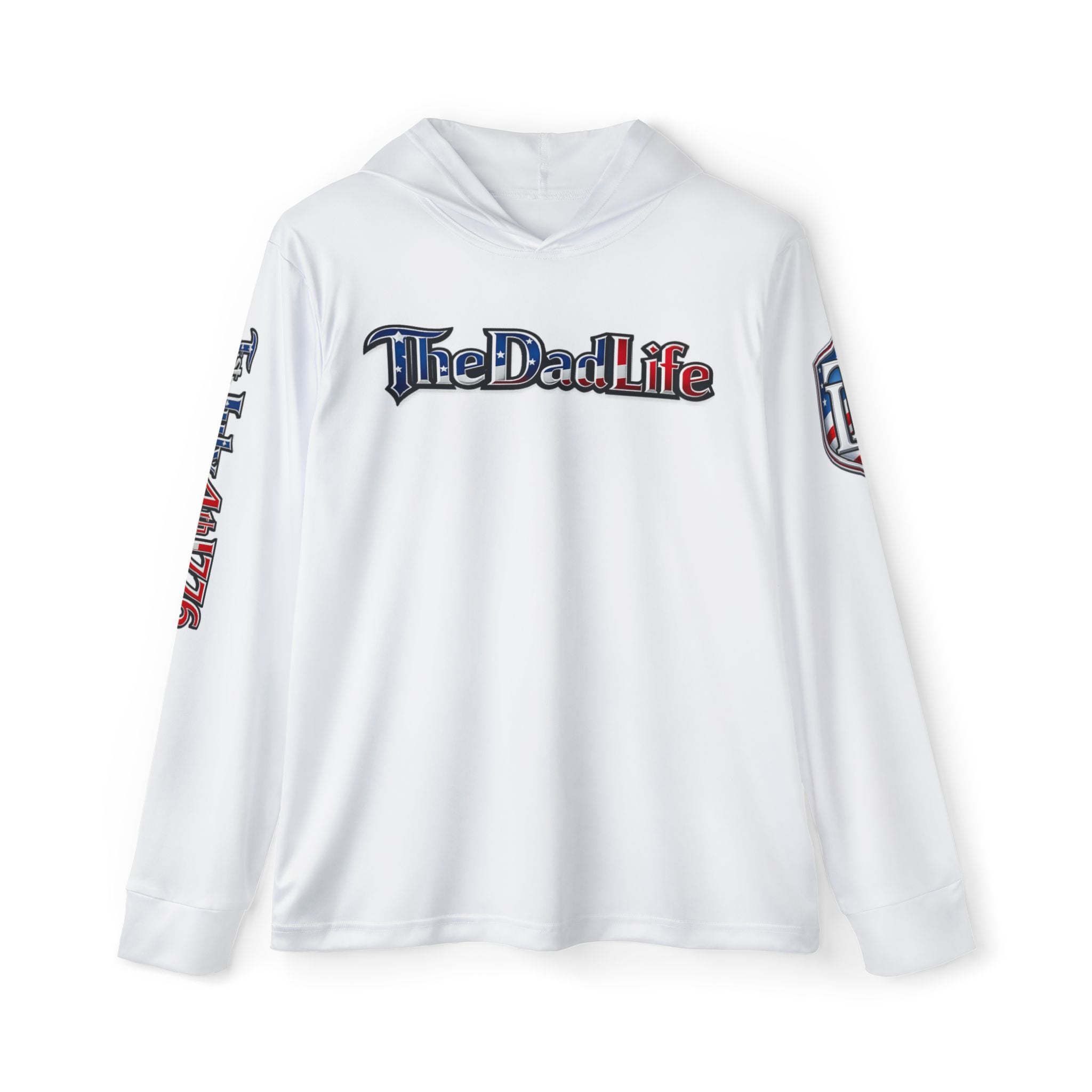 Patriotic 'TheDadLife' Sports Hoodie — 'We the People' Warmup Pullover