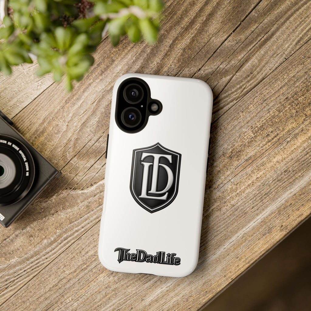 Tough Cases Phone Case — 'TDL' Crest Monogram Design with TheDadLife Logo