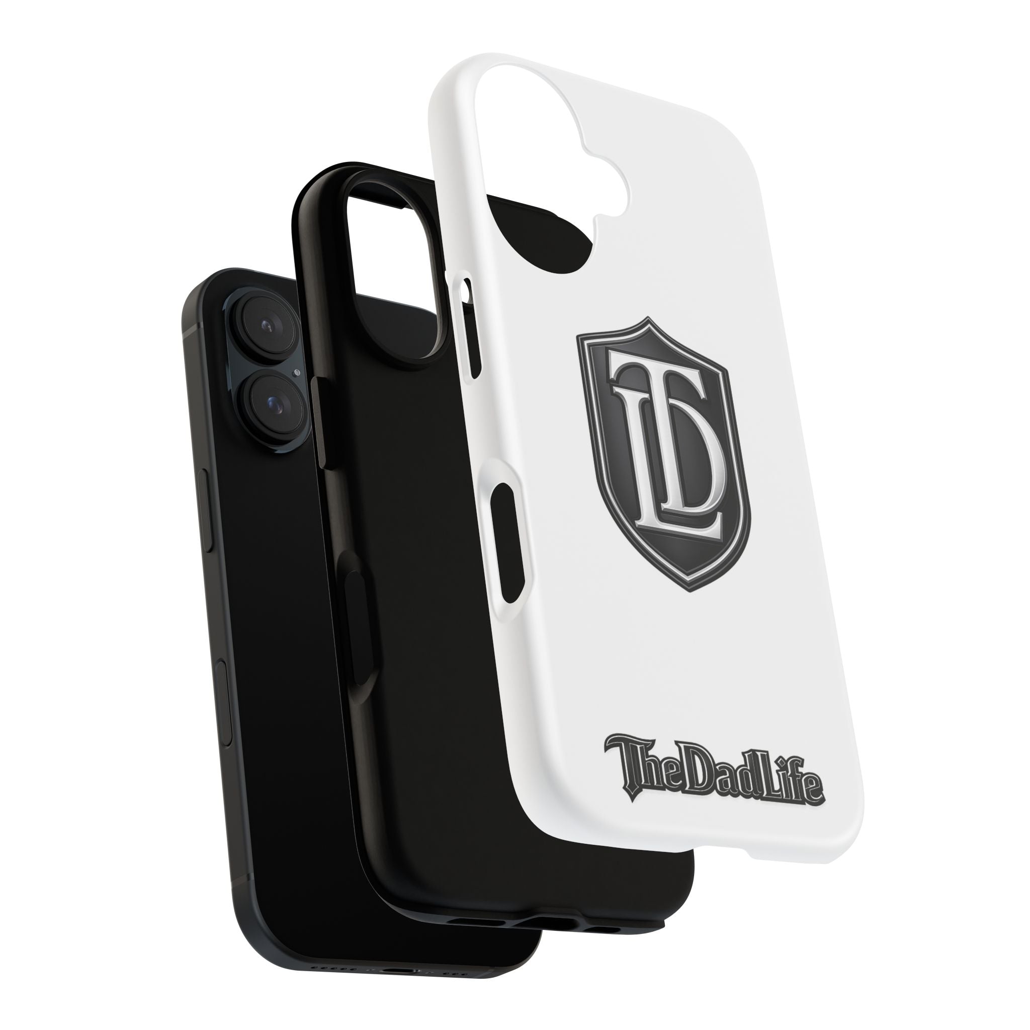 Tough Cases Phone Case — 'TDL' Crest Monogram Design with TheDadLife Logo