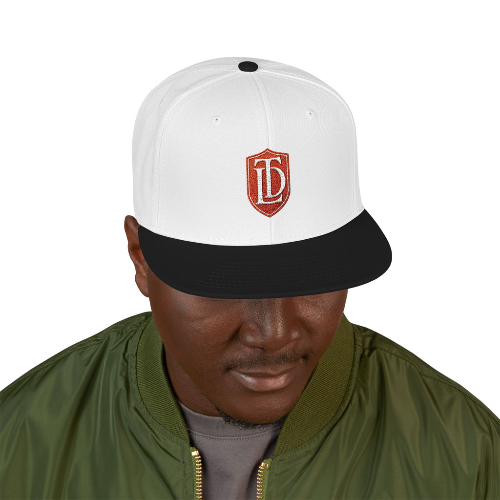Embroidered Crest 'TDL' Snapback Hat