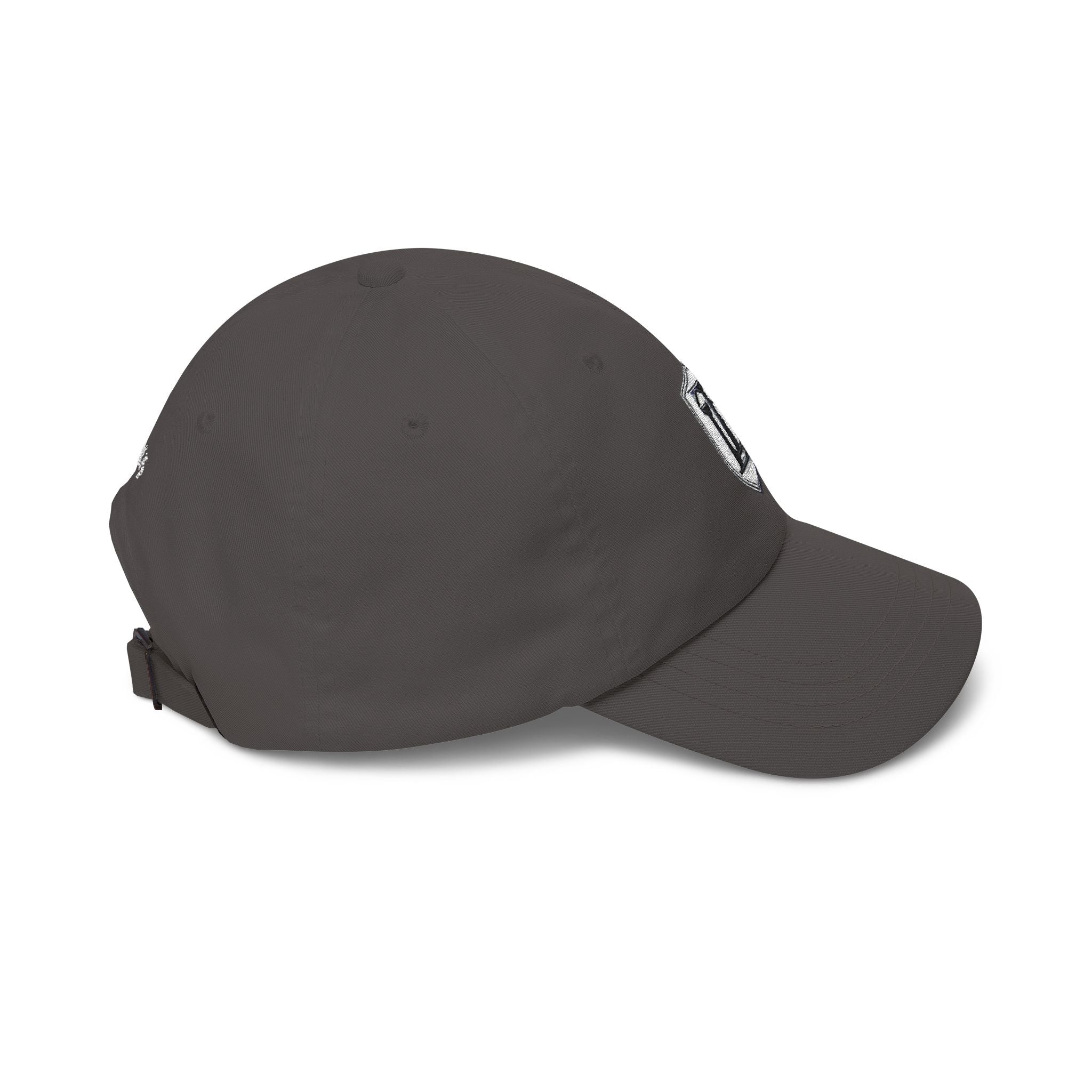 Classic Dad Cap - Embroidered TDL Monogram Baseball Hat (White Embroider)