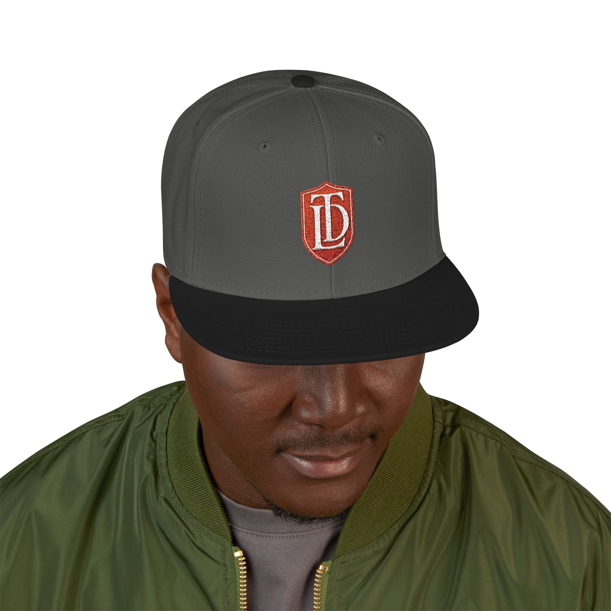Embroidered Crest 'TDL' Snapback Hat