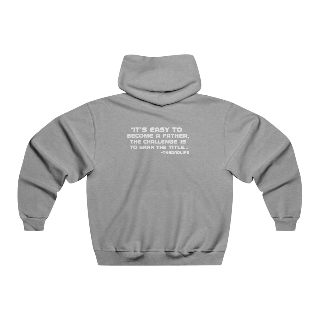 Minimal TDL Crest Hoodie — Small Front Shield Logo & Subtle Back Text Sweatshirt