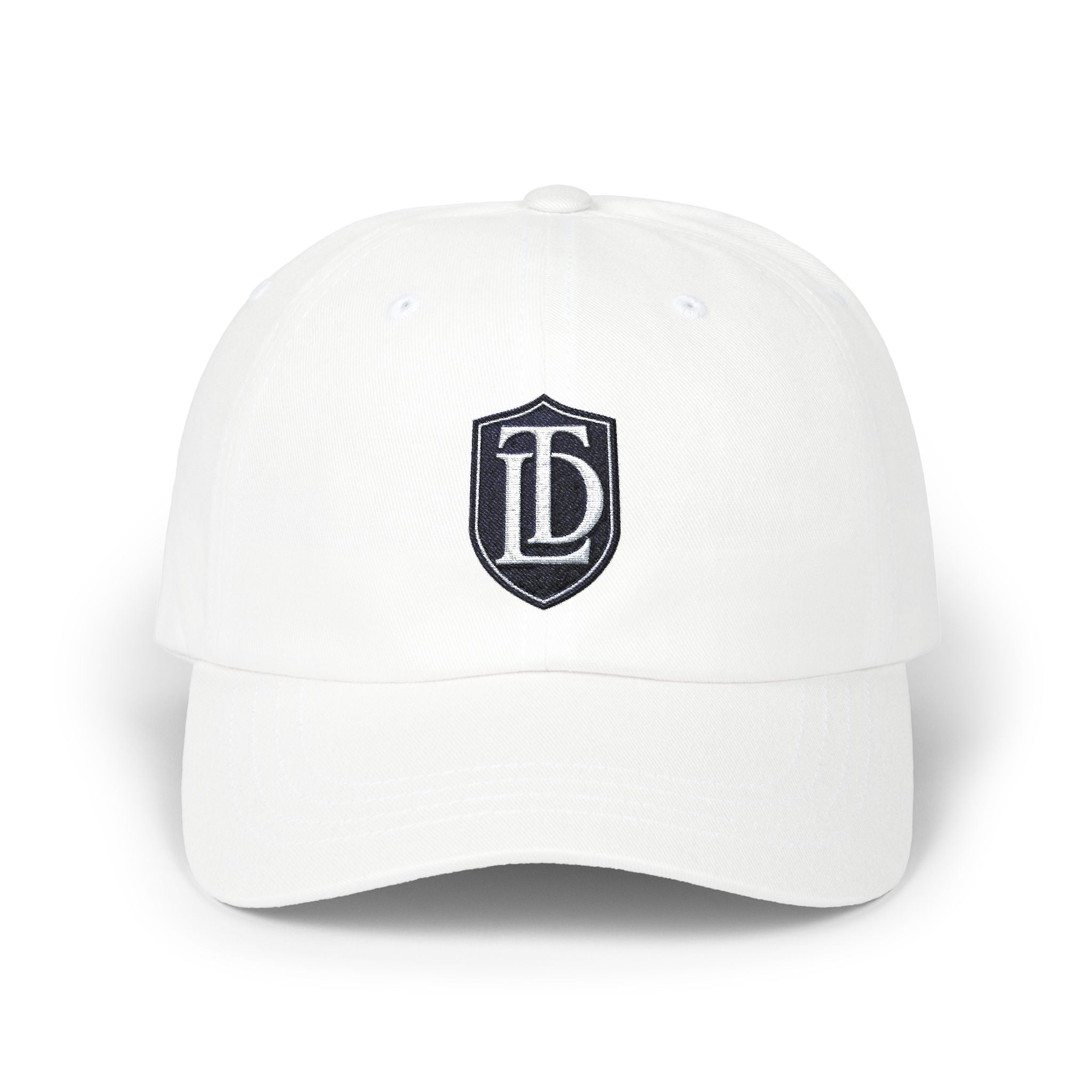 Classic Dad Cap - Embroidered TDL Crest Monogram Baseball Hat