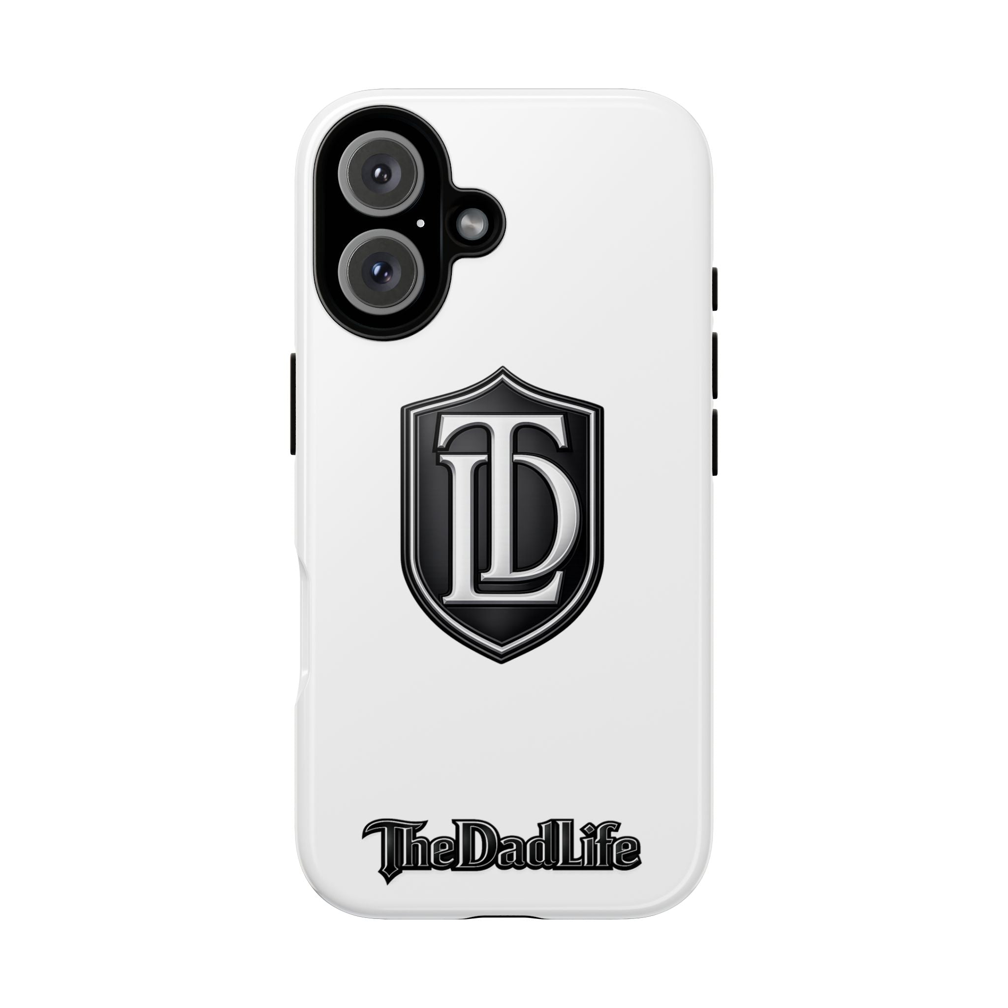 Tough Cases Phone Case — 'TDL' Crest Monogram Design with TheDadLife Logo