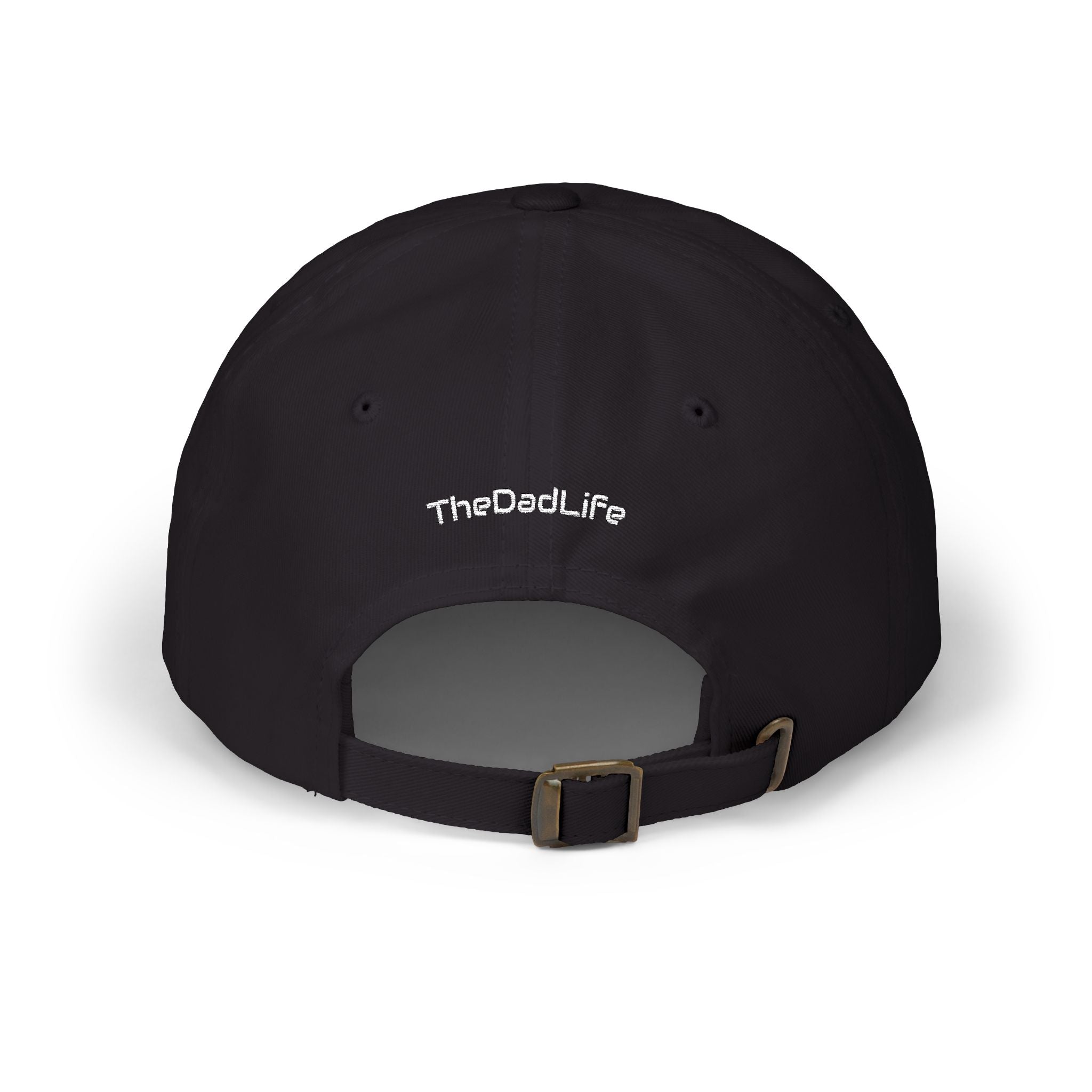 Classic Dad Cap - Embroidered TDL Monogram Baseball Hat (White Embroider)