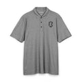 Men's Teal Polo Shirt with Shield Crest Embroidery — Classic Casual Golf & Work Polo