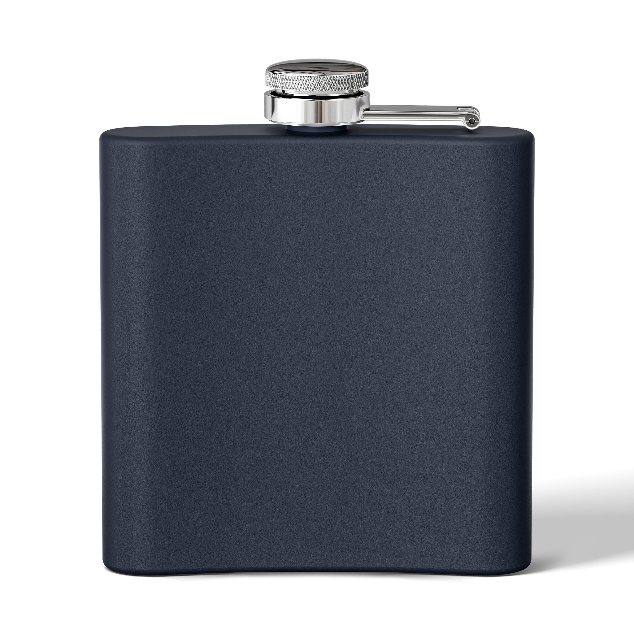 Fatherhood Quote Flask — 6oz Stainless Steel Hip Flask (“It’s easy to become a father, the challenge is to earn the title”)